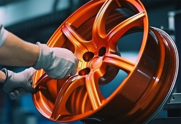 Wheel Hub Powder Coating