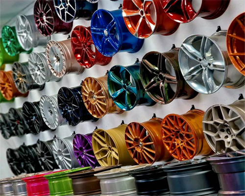 powder coated auto wheel hub
